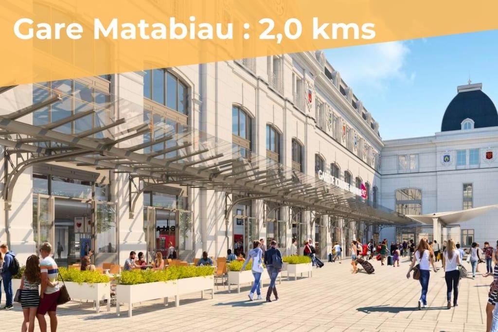 Maison Medicis - T5 Spacieuse Et Calme En Ville - Emplacement Ideal ตูลูส ภายนอก รูปภาพ