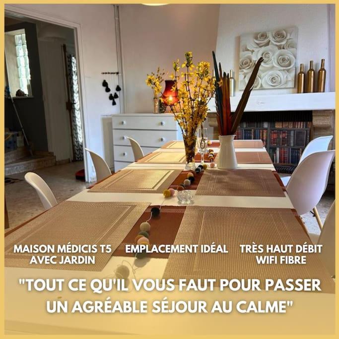 Maison Medicis - T5 Spacieuse Et Calme En Ville - Emplacement Ideal ตูลูส ภายนอก รูปภาพ